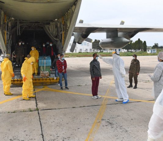 Tunisie:l’équipe médicale envoyée pour aider l’Italie est de retour au pays.