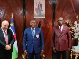 Rencontre entre le Président Centrafricain et le vice-président de TABC